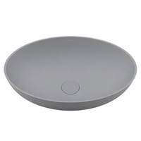 Washbasin SOVELIA Solid Surface Cemento Raw