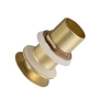 Balneo Brass Click-Clack Pop-Up Basin Waste A, Gold, No Overflow – Brushed Gold