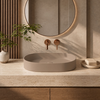 Washbasin ETERIA Solid Surface Mocca Mousse