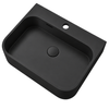 Washbasin BELORIA Solid Surface Carbon Black
