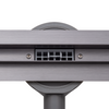 Balneo Slim & Low ProLine Gun Metal 60 cm linear floor drain