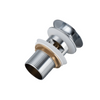 Basin plug brass Balneo Klik Klak A chrome with overflow