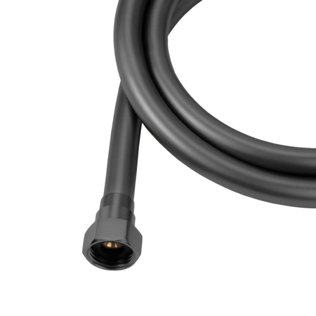 Wąż prysznicowy PVC Balneo Cascade gun metal