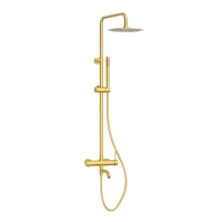Balneo Cascade shower mixer set 1 gold