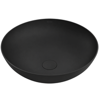 Washbasin TIERA Solid Surface Carbon Black