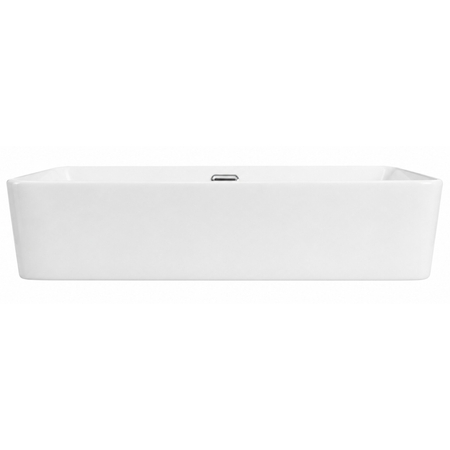 Balneo Neria 60 × 42 cm white ceramic countertop washbasin