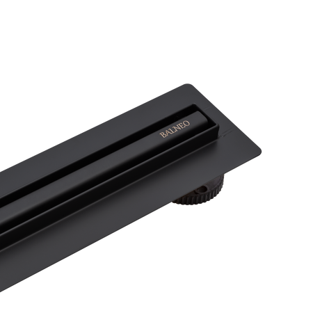 Odpływ liniowy podłogowy Balneo Slim & Low ProLine Black 100 cm czarny