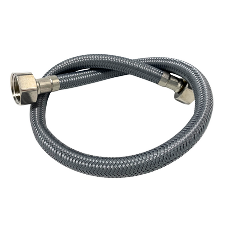 Wężyk przyłączeniowy Balneo PEX w oplocie czarnym 1/2" x 1/2" 30 cm