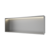 WALL-BOX ONE - INOX z LED - 30x90x10 cm