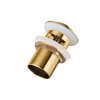 Basin plug brass Balneo Klik Klak B gold with overflow