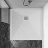 Balneo Stone Tray composite shower tray 90 x 90 x 2.5 cm white low square