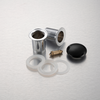 Balneo Klik Klak C Brass Basin Plug Black Without Overflow with Ceramic Head