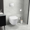 Balneo Luxa Rimless wall-hung toilet bowl, white, collar-free, with soft-close duroplast seat
