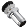 Balneo brass basin plug Klik Klak C black with overflow and ceramic head