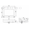 Veloria Solid Surface Washbasin, Coco White, with Linear Drain, 60 cm
