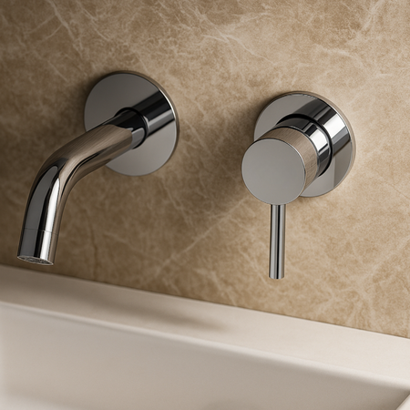 Balneo Cascade washbasin faucet model 3 chrome