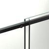 Door shower sliding Balneo Porta – Black 110 cm