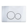 Concealed TOILET set Balneo frame / cistern frame Fix-Frame Standard with białą bowl TOILET Luxa and button for choice