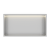 Balneo Wall Box LED Inox recessed shelf 60 x 30 x 10 cm