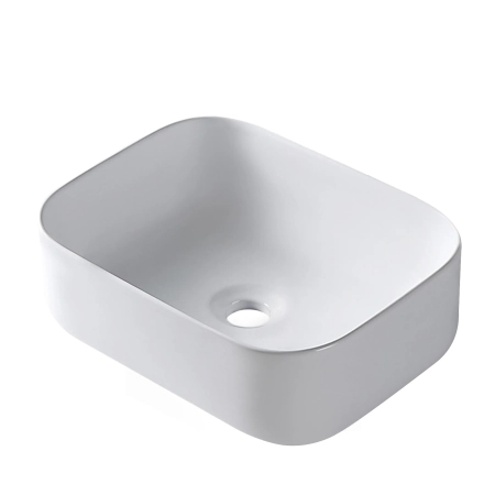 Balneo Natra 40.5 × 30 cm White Ceramic Countertop Sink
