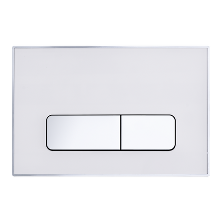 Przycisk spłukujący do WC Balneo Ixo biały akrylowy