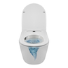 Balneo concealed WC set Fix-Frame Slim Next frame with white Luxa Tornado WC bowl