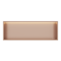 WALL-BOX ONE - COPPER z LED - 30x90x10 cm
