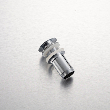 Brass basin plug LONG Klik Klak model K chrom without overflow