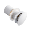 Basin plug brass Balneo Klik Klak A white without overflow