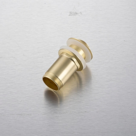 Balneo Click-Clack E Brass Sink Pop-Up Waste, Gold, No Overflow – Brushed Gold