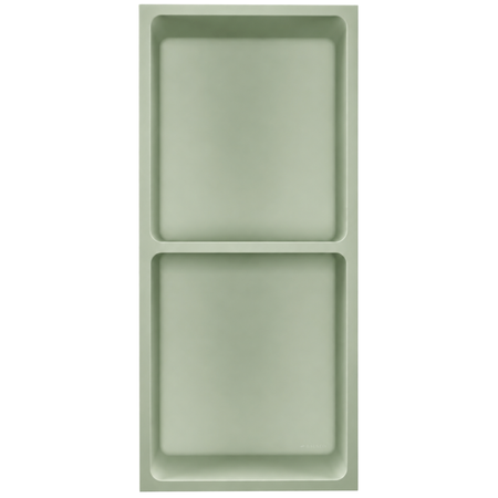 Niche shelf WALL-BOX Solid Duo Pistachio Cream