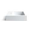 Balneo Vera countertop washbasin 40 x 40 cm white conglomerate