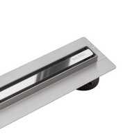 Linear drain floor Balneo Slim & Low ProLine Mirror Silver 60 cm chrome mirror