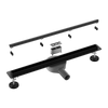 Odpływ liniowy podłogowy Balneo Slim & Low ProLine Black 100 cm czarny