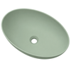Washbasin SOVELIA Solid Surface Pistachio Cream