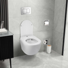 White soft-close toilet seat for Balneo LUNA and LUXA toilet bowls