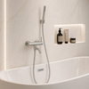 Bateria wannowa Balneo Cascade zestaw 1 inox