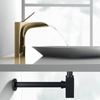 Trap basin brass Balneo black square