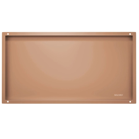 Balneo Wall Box No rim Copper 60 x 30 x 10 cm copper stainless steel recessed shelf without collar