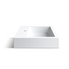 Balneo Lucy countertop washbasin 50 x 40 cm white conglomerate