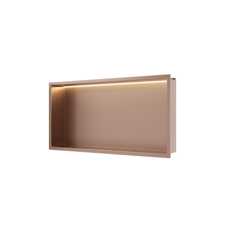 Balneo Wall Box LED Recessed Shelf Copper 60 x 30 x 10 cm