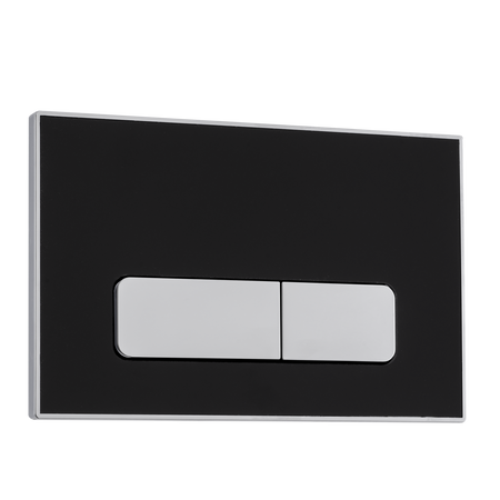 Przycisk spłukujący do WC Balneo Ixo czarny akrylowy