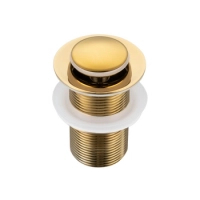 Basin plug brass Balneo Klik Klak B gold without overflow