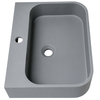 Washbasin BELORIA Solid Surface Cemento Raw