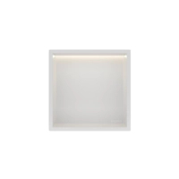 Półka wnękowa Balneo Wall Box LED Biała 30 x 30 x 10 cm