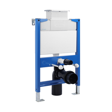 Balneo concealed WC set Fix-Frame Low frame with white Luna Tornado WC bowl