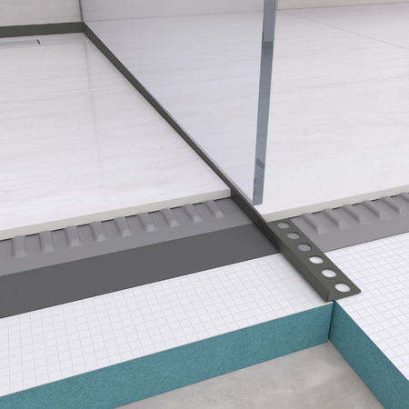 Gun Metal Floor Ramp Strip 120 cm, Right-side