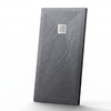 Balneo Stone Tray 120 × 90 × 2.5 cm low-profile rectangular composite shower tray, dark gray
