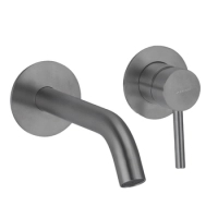 Balneo Cascade washbasin faucet model 3 gun metal