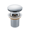 Basin plug brass Balneo Klik Klak A chrome with overflow